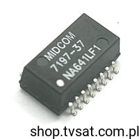 [3pcs] 000-7197-37 LAN Transformer SMD MIDCOM TVSAT-SHOP