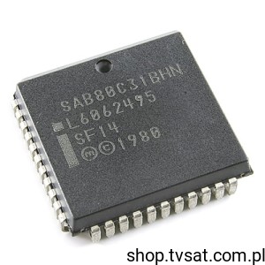 [25szt] SAB80C31BHN UPC CMOS 8-Bit SMD-PLCC44 INTEL USED