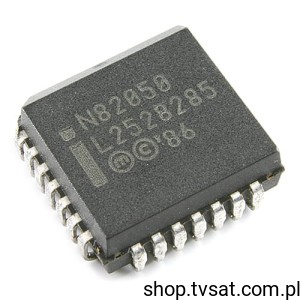[3szt] N82050 Single Serial I/O Controller SMD-PLCC28 INTEL USED