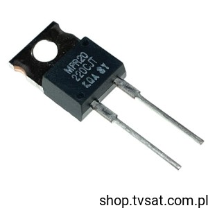 [2szt] MPR20-C220RJ Resistor 22 Ohm 20W 5% 50ppm TO220-2 KOA
