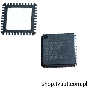 [1szt] ADV7393BCPZ Video Encoder 3 DAC 10Bit SMD-QFN40 AD 