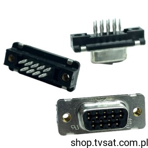 [3szt] 5747090-2 D-SUB Socket DB9 Threaded Inserts THT TYCO