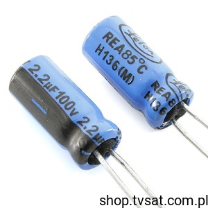 [200szt] REA2R2M2ASA-0511P 2.2uF 100V Electrolytic RADIAL LELON