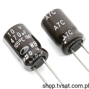 [100szt] WB1A477M0811MPF280 Elektrolytic 470uF 10V RADIAL SAMWHA