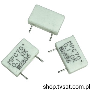 [20szt] MPC70-0.1OHMK Metal Band Resistor 0.1 Ohm 10% 2W THT FUTABA
