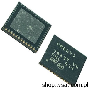 [2pcs] PM6641TR PWM Converter 2.7 to 5.5 Vin SMD-QFN48 STM