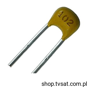 [300szt] C315C102K5R5TA 1nF 50V 10% X7R R2.54 KEMET