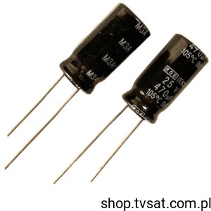[50pcs] EKS00DE347E00 470uF 25V Electrolytic EKS RADIAL VISHAY