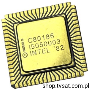 [1szt] C80186-6 SMD-LCC68-CG INTEL USED