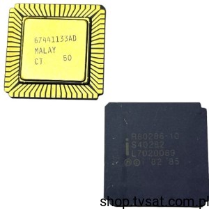 [1szt] R80286-10 SMD-LCC68-CG INTEL USED