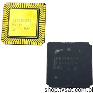 [1szt] R80286-12 SMD-LCC68-CG INTEL USED