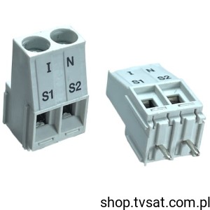 [20szt] 1862-02 Socket 2 Poles BLOCK LMI