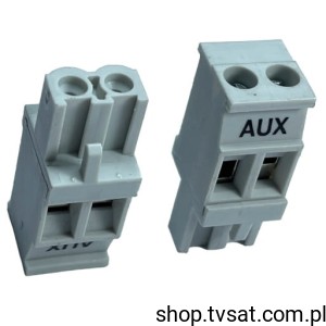 [3pcs] AKZ1100-2-5.08-LT-GY Header 2 Pins, Pitch 5.08 mm THT PTR-H
