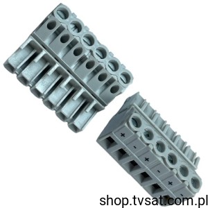 [3szt] L2452-06 Socket 6 Poles BLOCK LMI