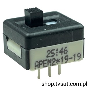 [2szt] 25146NAH Slide Switch THT APEM