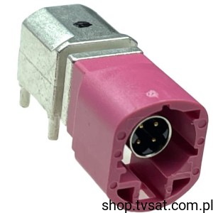 [2szt] D4S2UG-400A5-H Right Angle Plug Housing to PCB Violet THT ROSENBERGE