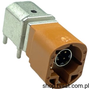 [2szt] D4S2UG-400A5-M Right Angle Plug Housing to PCB Pastel Orange THT ROSENBERGE
