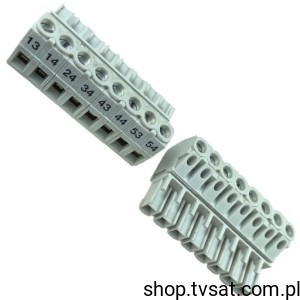 [2szt] L2452-08 Socket 8 Poles BLOCK LMI