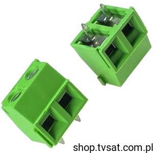[20szt] DG127-5.0-02P-14 DG127-5.08-02P-14  Terminal Block 2 Pin THT DEGSON