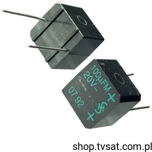 [20szt] B45185-A7107-M 100uF 20V R10 Tantalum R10.16 SIEMENS