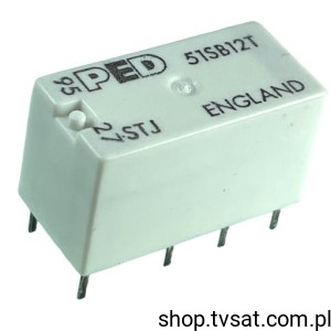 [3pcs] PED51SB12T Relay 12VDC 2A THT PED