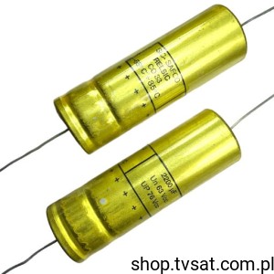 [2szt] 2200uF-63V-AXIAL A721607 Relesic 33, Axial 25x75 mm AXIAL SICSAFCO