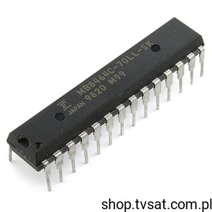 [2pcs] MB8464C-70LL-SK 64K (8Kx8) CMOS SRAM DIP28L FUJITSU