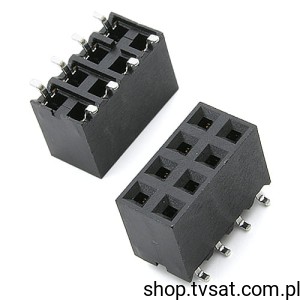 [3szt] SMM-104-02-S-D-P-TR Socket 2 x 4 Pin 2.00 mm Pitch SMD SAMTEC