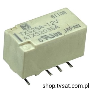 [2pcs] TXS2SA-12V-Z Signal Relay  12V SMD PANASONIC