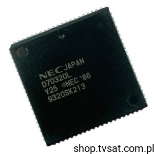 [1pc] UPD70320LV25 MCU 16-Bit Microcontroller SMD-PLCC84 NEC