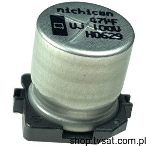[10szt] UUJ2A470MNL1MS 47uF 100V Electrolytic SMD-12.5X13.5 HICON