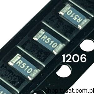 [600szt] LR1206-R51FW 0.51 Ohm 0.5W 1% S. 1206 SMD-1206 WELWYN