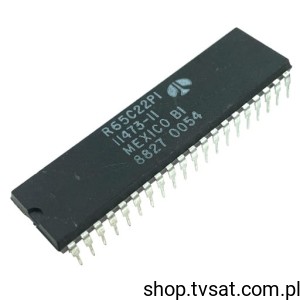 [1szt] R65C22P1 Versatile Interface Adapter DIP40 ROCKWELL USED