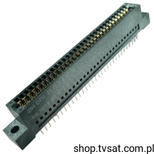 [2szt] 254DFN31F1Y6 Connector 62 Contacts 2 Rows THT AMPHENOL