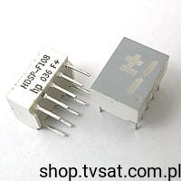 [21szt] HDSP-F108 LED RED 7-SEGMENT THT HP 