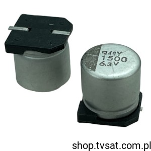 [50szt] EMZL6R3ARA152MJA0G Electrolytic 1500uF 6.3V SMD PANASONIC BOX