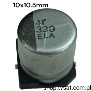[40szt] UUX1E331MNL1GS Electrolytic 330uF 25V 10x10mm SMD HICON BULK