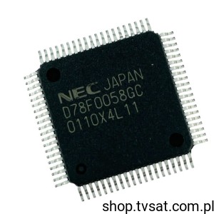 [2szt] UPD78F0058GC MCU Prog Flash SMD-QFP80 NEC