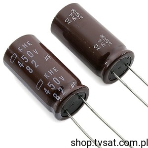 [10szt] EKHE451ELL820MLN3S 82uF 450V KHE Electrolytic RADIAL NIPPONCHEM
