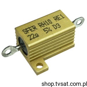 [2szt] RH1022R00JS03 22R 12.5W 5% 25ppm PCB-MOUNT SFERNICE