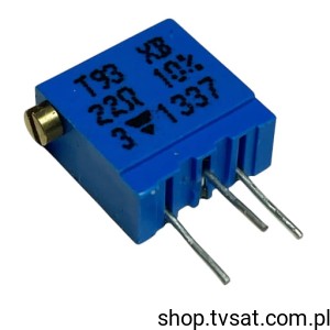[10szt] T93XB220KT20 Potentiometer 22 Ohm THT VISHAY