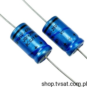 [10szt] 2222-021-36471 470uF 25V Electrolytic Axial AXIAL BCCOM