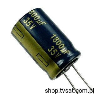 [5szt] EEUFC1V182 1800uF 35V Electrolytic 105'C Ser. FC RADIAL PANASONIC