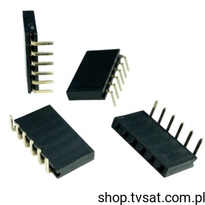 [40szt] 613006143121 WR-PHD 2.54mm Socket Angled 06P THT WURTH