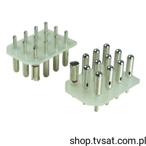 [3szt] 09185121 1840-12 Power Connector 3x4 Pins THT MOLEX