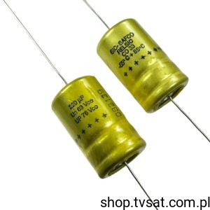 [3szt] 220uF-63V-AXIAL A721601 Elcos 220uF 63V Axial AXIAL SICSAFCO