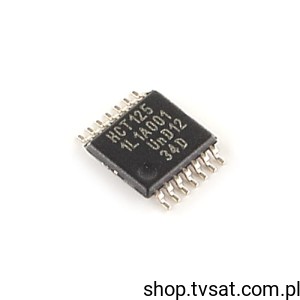 [25szt] 74HCT125PW-Q100 Quad Buffer 3-State SMD-TSSOP14 NXP 1600