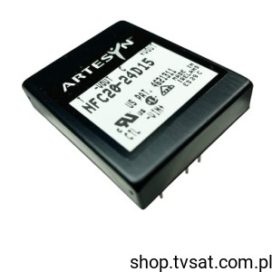 [1szt] NFC20-24D15 DC-DC Out +/-15V 0.83A 20W Converter THT ARTESYN
