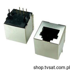 [5szt] MODS-E-6P6C-L-S WR-MJ Modular Jack 8P8C THT SAMTEC