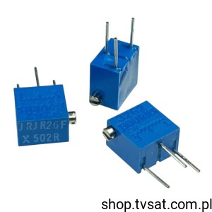 [5szt] RJR26FX502R Trimmpoti 5k Ohm 12 Turns 0.25W THT BOURNS